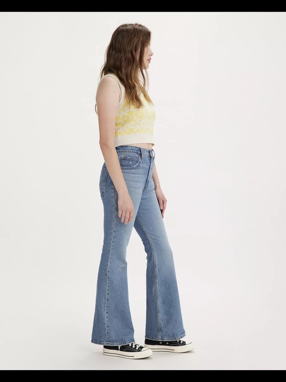 Levi's 70's High-Rise Medium Wash Flared Women’s Jeans- Length 32